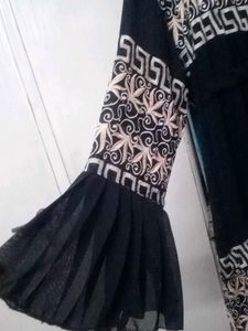 Boho Embroidered Abaya Burkha