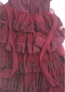 Sparkling Tiered Lehenga Skirt