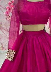 Magenta Lehenga Choli Set