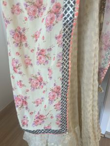 Brand New Floral Kurta Gown with Dupatta