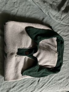 Cute "Simplicity" Colorblock Top