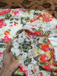 Floral Lace Sleeveless Dress