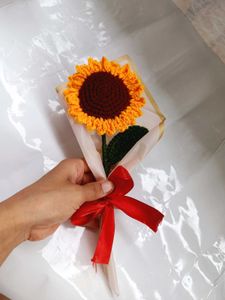 Handmade Crochet Sunflower