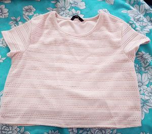Branded Pink Crop Top