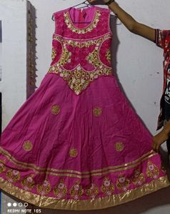 Beautiful Pink Flared Kurti