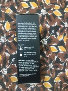 Swiss Beauty Matte Makeup Fixer