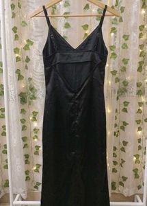 Elegant Black Slip Dress