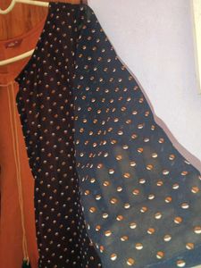 ✨SALE✨Polka Dot Kurti With Shrug