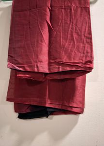 Elegant Red &amp; Black Ethnic Kurta Set with dupatta