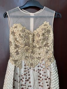 Stunning Gold Embellished Ethnic Gown