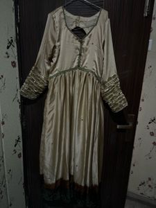 Elegant Ethnic Goldenish Gown