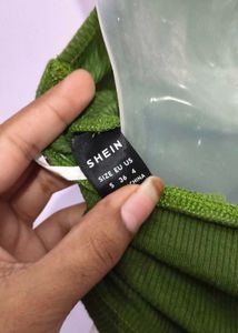 Green Halter Neck Crop Top