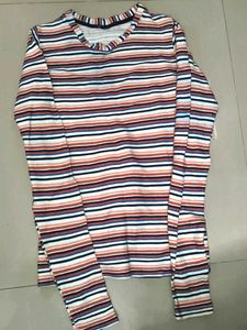 Striped Long Sleeve Top