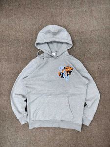 Grey Tiger Graphic Hoodie
