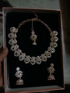 sparkle diamond jewellery set