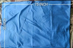 Blue Tericot Unstitched Cloth