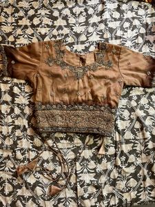 Embellished Silk Blend Ethnic Blouse