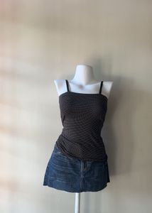 uniqlo Polka Dot Camisole Top