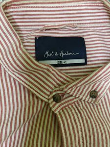 Men's Striped Button-Down Shirt