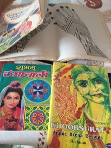 Assorted mehndi / rangoli books