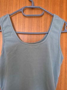 Sleek Ruched Tank Dress