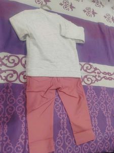 Girls' Cute Car Print Sweatshirt &amp; Pants Set