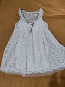 Elegant White Lace Dress