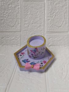 Decorative Tray with candle Holder
