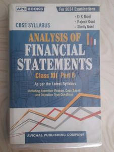 Analysis of Financial Statements Class XII Part B