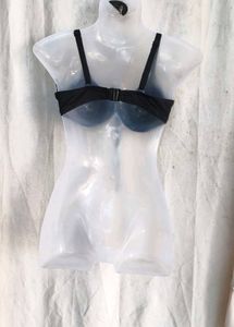 I. Black Ruched Bikini Top