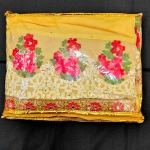 New chiffon Saree