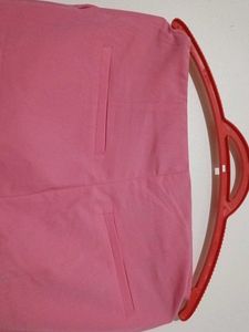 Chic Pink Flared Trousers