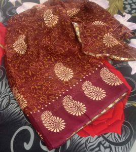 printed saree for daily wear
