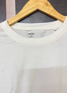 Classic White Crew Neck T-Shirt