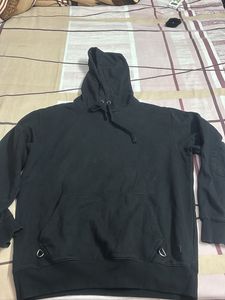 Black Hoodie with Front Pocket