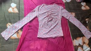 SUO plaid top
