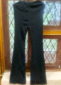 Mango Side Slit Knit Trouser