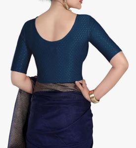 Never used Blue Stretchable Blouse Size