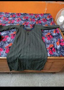 Olive Green Kurta Set