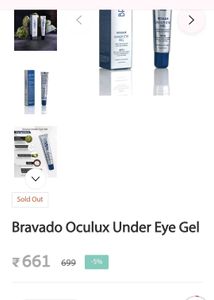 Bravado Oculux Under Eye Gel