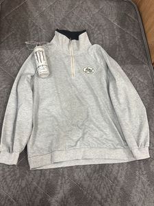 Grey Quarter Zip Sweatshirt