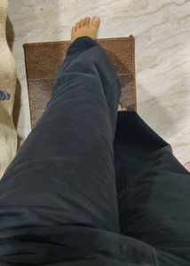 Wide Leg Twill Pant (High waist)