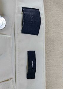 H&amp;M White Cotton Jeans