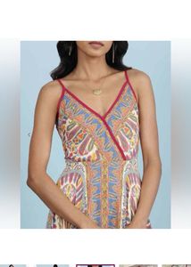 Aarke Ritu KumarStrappy Paisley Print A-line Dress