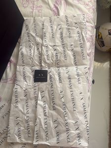 armani exchange paper bag