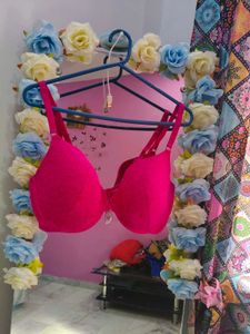 Vibrant Pink Padded Bra