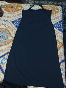 Women's Navy Blue Slip Dress