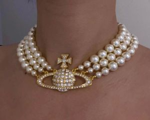 Pearl Orb Choker Necklace
