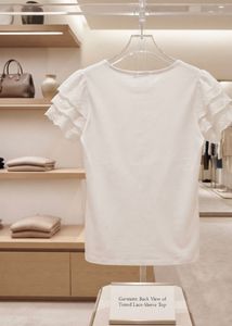 Cream Lace Sleeve Top