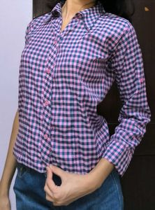 Pink Checkered Shirt